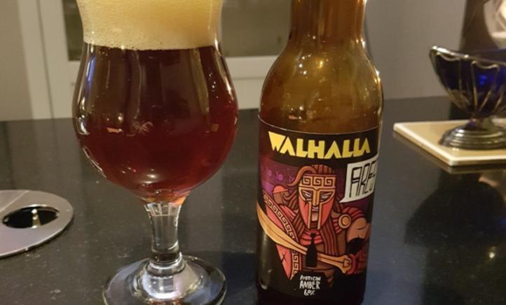 walhalla ares bier in glas